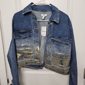 NWT FOREVER 21 Metallic jacket